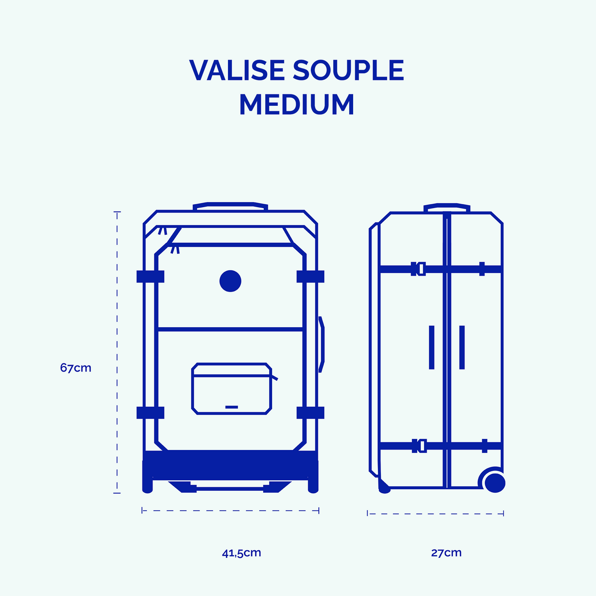 Set de 2 valises Maupiti