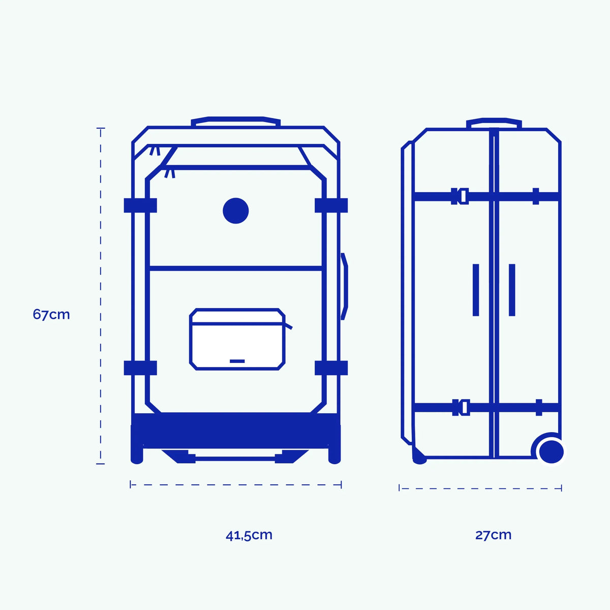 Valise souple 2 roues Medium Sibiu